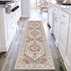 Yamaziot Washable Runner Rug, 2x8 Non-Slip Boho Vintage Hallway Kitchen Rug | by Yamaziot