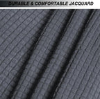 NeColorLife Stretch Ottoman Cover Square Soft Knitted Jacquard Washable Thick - Image 3
