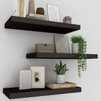 Upassion Floating Shelves for Wall Set of 3, Frame Display Floating Shelf for by Upassion