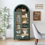RowyPoey Farmhouse Arched Cabinet - Image 7