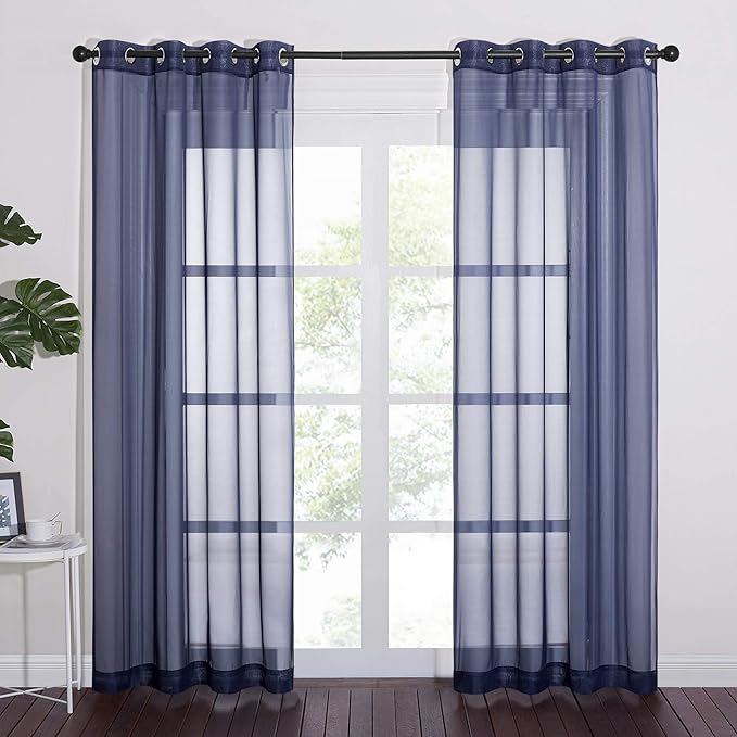 NICETOWN Sheer Curtains for Living by NICETOWN