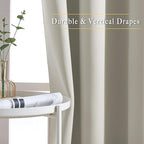 NICETOWN Room Darkening Window Curtains 72 inches Long, Thermal Insulated - Image 3
