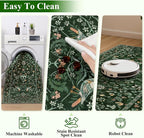 HEBE Hallway Runner Rug 2'x6', Washable Non Slip Kitchen Rug Runner | Soft Boho - Image 4
