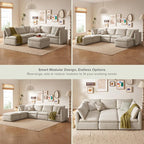 mopio Oversized Modular Sectional Sofa - Image 4