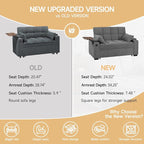 Auvsoce 65'' Chaise Lounge Chair Indoor, 3-in-1 Convertible Sofa Bed - Image 6