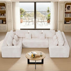 Luxanimarion 136'' Large Sectional Cloud Couches by Luxanimarion