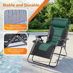 Sweetcrispy Zero Gravity Chairs, Foldable Patio Reclining Chairs - Image 6