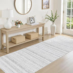 cotiled Hallway 2.6x8 Runner Rugs Washable Boho Moroccan Soft Rug | Solve - Image 2