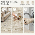 Soalmost Hallway Runner Rug 2'6"x10' Non-Slip Runners - Image 8