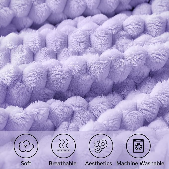 BEDELITE Lavender Large Throw Blanket - Image 3