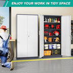 Wide & Deep Metal Storage Cabinet - Image 2