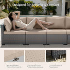 WWR Patio Furniture Set 7 Piece - Image 3