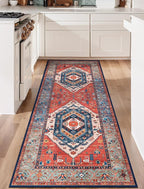 SERISSA 3x7 Washable Non Slip Boho Runner Rug - Image 7
