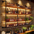 31.4in Wall Mounted Wine Rack by flowercart