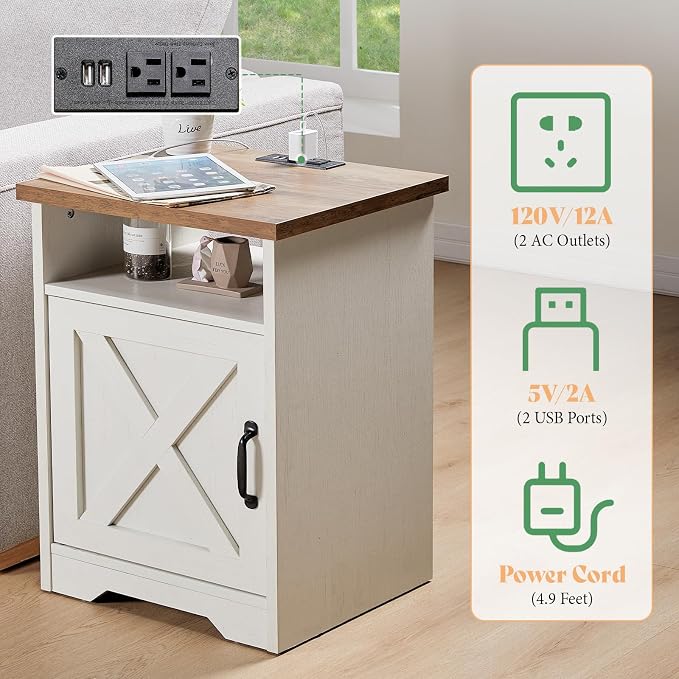 AMERLIFE 5-Piece Farmhouse Table Set Include 63" TV Stand - Image 6