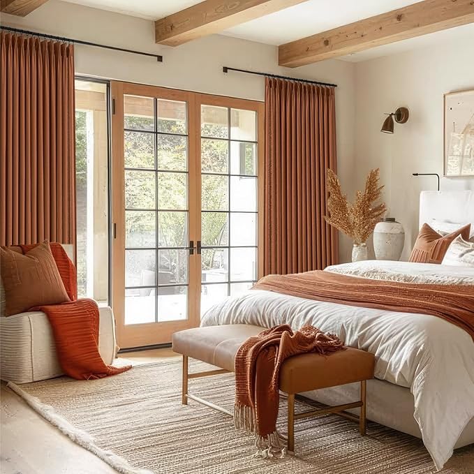 Pleated Linen Curtains 96 Inches Long - Image 5