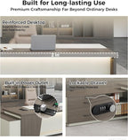 79" L-Shaped Executive Desk - Image 6