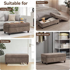 45 Inch Large Storage Ottoman Bench - Image 7