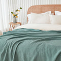 EMME Cotton Muslin King Blanket 4 Layer Ultra Soft Breathable Bed Layering by EMME