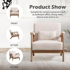 INZOY Mid Century Modern Accent Chair - Image 8