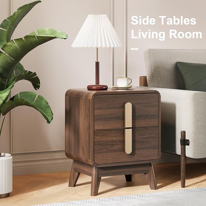 JOINICE, Nightstands Set of 2, Mid Century Modern Nightstand - Image 6