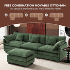 Ihanherry 111.4" L Shaped Modern Sofa Modular Sectional Cloud Couch - Image 6