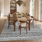 cotiled 6x9 Washable Area Rugs Living Room: Soft Lightweight Boho Rug | Solve - Image 7