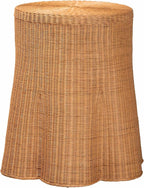Bali & pari Dayo Scalloped Natural Rattan Console Table - Image 7