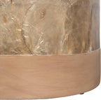 East at Main Capiz Shell Martini Table – Tea Brown Accent Table, Small - Image 6