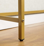 loglus Small Console Table for Entryway, Faux Marble MDF Sofa Table - Image 7