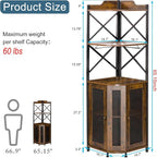 JKsmart Corner Bar Cabinet - Image 2
