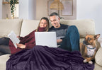 Utopia Bedding Ultra Soft Fleece Bed Blanket Twin Size Purple | Microfiber - Image 5