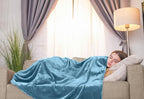 Utopia Bedding Soft Fleece Bed Blanket Twin Size Washed Blue | Microfiber Plush - Image 8
