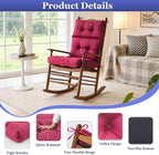 Rocking Chair Cushion, Waterproof and Fade-Resistant Adirondack Rocker Cushions - Image 7