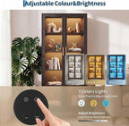 IDEALHOUSE Glass Display Cabinet - Image 3