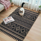 Lahome Boho Western Balcony Rug, Western Geometric Print Front Door Carpet - Image 8