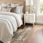 RELEANY Washable 2'x5' Abstract Area Rug - Image 2