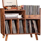 Record Player Stand, Large Record Player Table Cabinet by UODERS