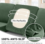 Arfntevss Velvet Sectional Couch Covers L Shape Couch Cushion Cover Slipcovers - Image 4