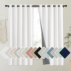 NICETOWN 100% Absolutely Blackout Linen Curtains by NICETOWN