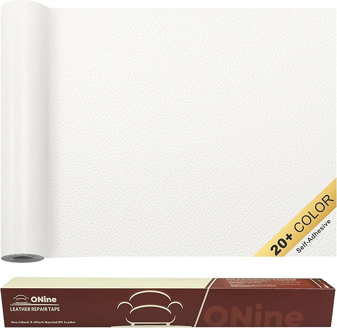 ONine Leather Repair Patch，Self-Adhesive Couch Patch，Multicolor Available by Onine