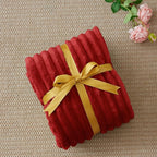 BEDELITE Striped Fleece Throw Blanket, Soft Cozy, Lightweight Warm, - Image 6