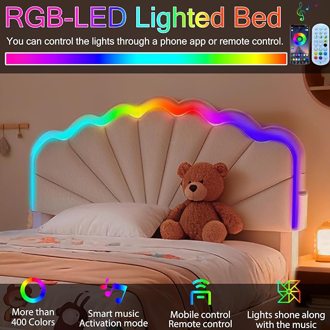 Full Upholstered Children’s Bed - Image 9