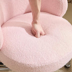 VINGLI Cute Small Swivel Desk Chair Comfy - Image 7