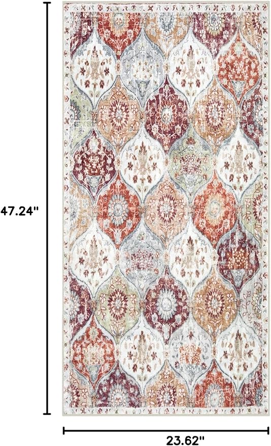 Lahome Washable Entryway Rug, 2x4 Kitchen Rugs - Image 2