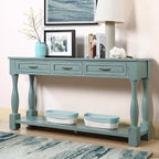 Knocbel Long Antique Entry Console Table - Image 7