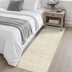 2x6 Washable Runner Rug：Modern Abstract Kitchen Soft Carpet Beige | - Image 4