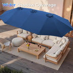 SUPERJARE 15FT Outdoor Patio Umbrella - Image 3