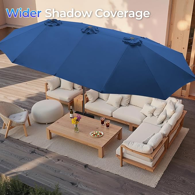 SUPERJARE 15FT Outdoor Patio Umbrella - Image 3
