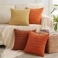 Fancy Homi 4 Packs Decorative Throw Pillow Covers by Fancy+Homi